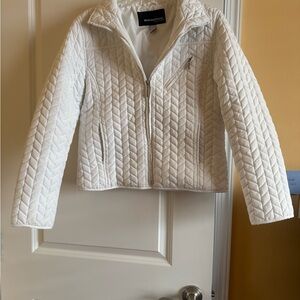 Weatherproof Ivory Quilted Jacket